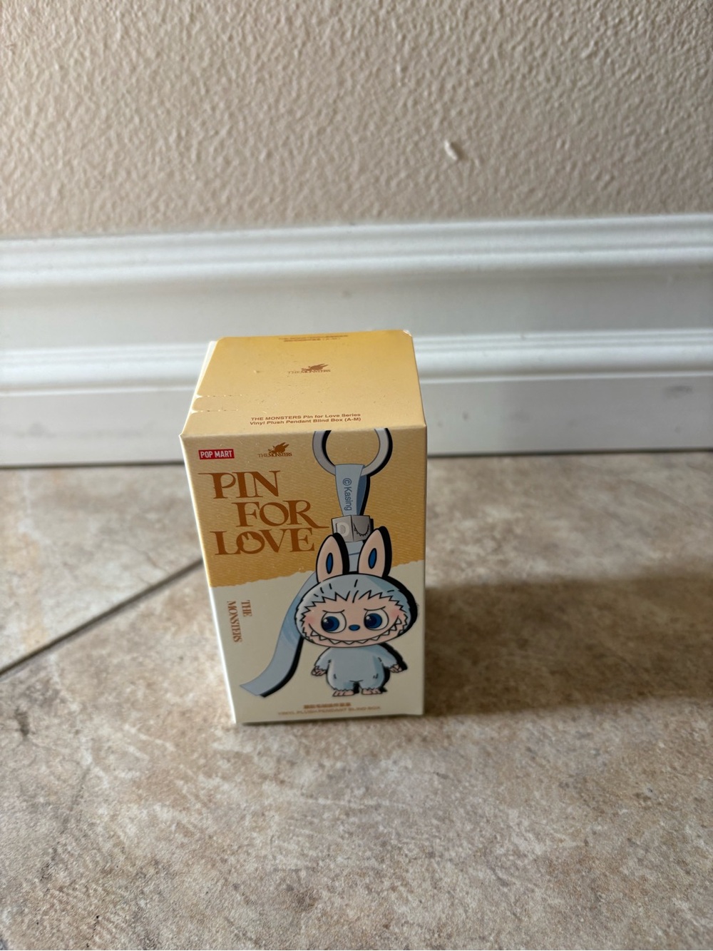 The Monsters Pin for Love Series-Vinyl Plush Pendant Blind Box (A-M)